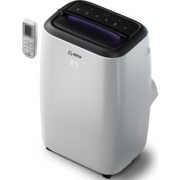 Airo Comfort AIRO COMFORT 10,000 BTU 115-Volt Portable Air Conditioner Cools 300 sq. ft. with Dehumidifier Function and LCD Remote White