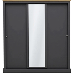 LPD Furniture Devon Grey Wardrobe 176x182cm