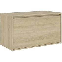 vidaXL Hall Sonoma Oak Storage Bench 80x45cm