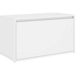 vidaXL Hall White Storage Bench 80x45cm