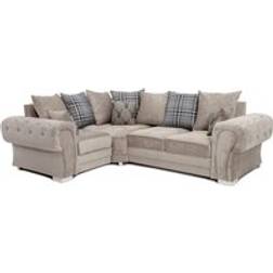 Furniture 786 Verona Scatter Back 1c2 Corner Beige Sofa