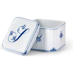 Royal Copenhagen Firkantet Alfabet Bonbonniere S 7 x H 7 2 x 7 cm Skål