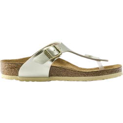 Birkenstock Kid's Gizeh Sandals - Electric Metallic Gold