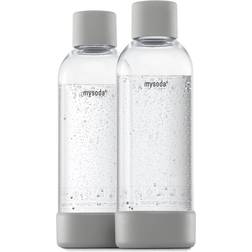 MySoda Woody Flaske Grå 2 Stk 1 Liter