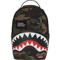 Sprayground Shark Central Camo Backpack - Green