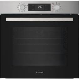 Hotpoint HO278PXUK Built In Electric Single Oven Silver, Black