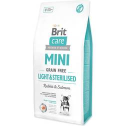 Brit Care Mini Light & Sterilised Kanin, Laks 7 7kg