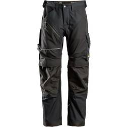 Snickers Workwear 6314 Ruffwork Canvas Non Holster Pocket Trousers - Black