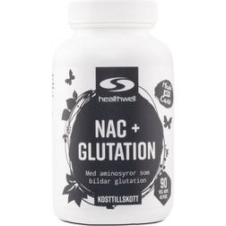 Healthwell NAC+Glutation, 90 kaps 90 st