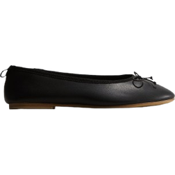 H&M Bow-Detail Ballet Pumps - Black