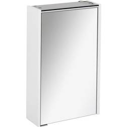 Fackelmann Denver 42cm x 80cm Surface Mount Mirrored Cabinet with LED Lighting