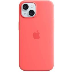 Apple Silicone Case with MagSafe for iPhone 15 Plus Pink