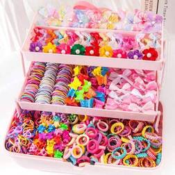 Shein 499pcs Girls Colorful Bow Hair Clips
