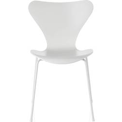 Fritz Hansen Series 7 Monochrome White/White Lacquered Ash Kitchen Chair 82cm