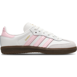 adidas Kid's Samba OG - Cloud White/Clear Pink/Gum