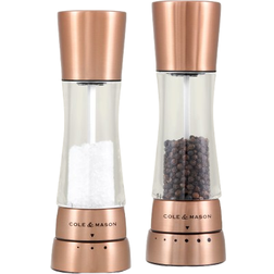 Cole & Mason Derwent Copper Pepper Mill, Salt Mill 2pcs 19cm