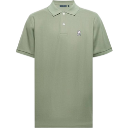 Psycho Bunny Mens Classic Pique Polo Shirt - Sea Spray Green