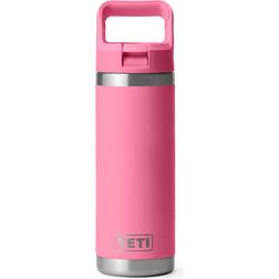 Yeti Rambler 18oz Straw Tropical Pink Water Bottle