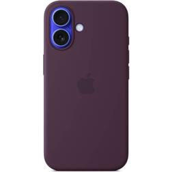 Apple Silicone Case with MagSafe for iPhone 16 Plus Plum