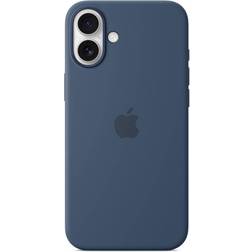 Apple Silicone Case with MagSafe for iPhone 16 Plus Denim