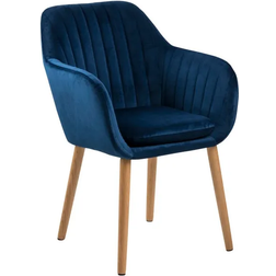 Actona Emilia Dark Blue Kitchen Chair 83cm