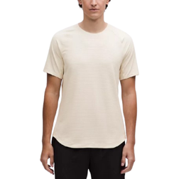Lululemon License To Train Short-Sleeve Shirt - Heathered Light Ivory