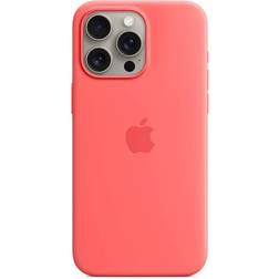 Apple Silicone Case with MagSafe for iPhone 15 Pro Max Guava