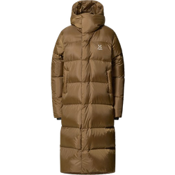 Haglöfs Long Down Parka Women - Teak Brown