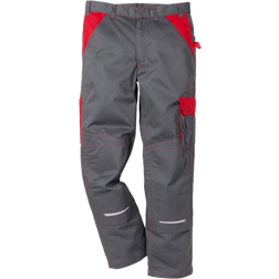 Fristads Kansas 100805 Icon Trousers - Grey/Red