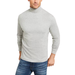 Club Room Men's Solid Turtleneck Shirt - Soft Grey