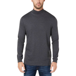 Club Room Men's Solid Turtleneck Shirt - Charcoal Grey