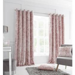 Catherine Lansfield Crushed Blush Pink 137x168cm