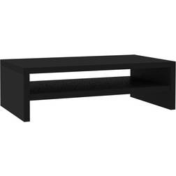 vidaXL Display Stand Black TV Bench 42x13cm