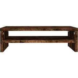 vidaXL Display Stand Smoked Oak TV Bench 42x13cm