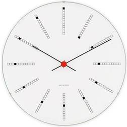 Arne Jacobsen Bankers White Wall Clock 21cm