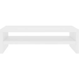 vidaXL Display Stand White TV Bench 42x13cm