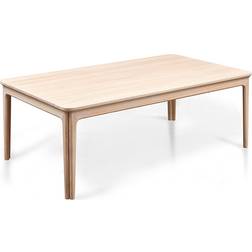 Skovby SM205 White Oiled Oak Coffee Table 77x135cm