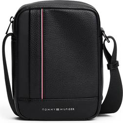 Tommy Hilfiger Skuldertaske Metal Logo Crossbody Reporter Bag - Sort