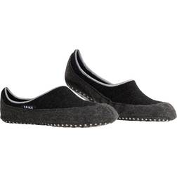 Falke Herrar, Cosyshoe, osynlig jungfruull, förstärkta stugstrumpor utan mönster, ventilerande, nopptryck, halkskydd, par tofflor, svart Black 3000 39–40