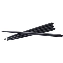 STOFF Nagel Taper Black Candle 29cm 6pcs
