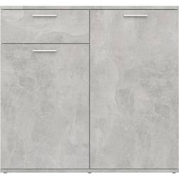 vidaXL Sonoma Concrete Grey Sideboard 80x75cm