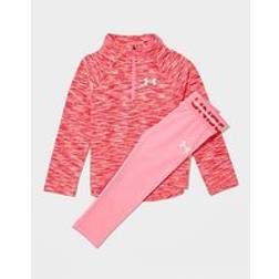 Under Armour Twist 1/4 Zip Track Top Leggings Set - Pink