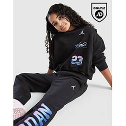 Jordan Fade Back Hit Crew Sweatshirt Junior - Svart