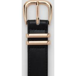 Mango Metal Buckle Belt Woman - Black