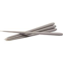 STOFF Nagel Taper Warm Grey Candle 29cm 6pcs