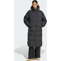 adidas Adicolor Lang Pufferfrakke Med Syntetisk Dun - Black