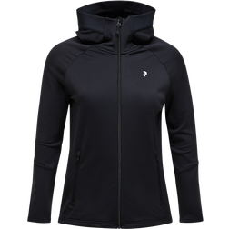 Peak Performance Zip Hood W - Black