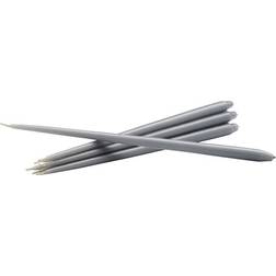STOFF Nagel Taper Light Grey Candle 29cm 6pcs