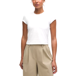 Lululemon Baby Tee Aus Bio Für Frauen - White