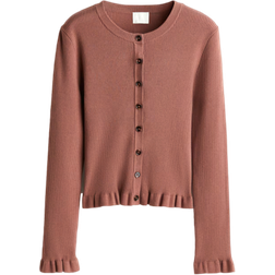 H&M Rib Knit Cardigan - Dusty Pink
